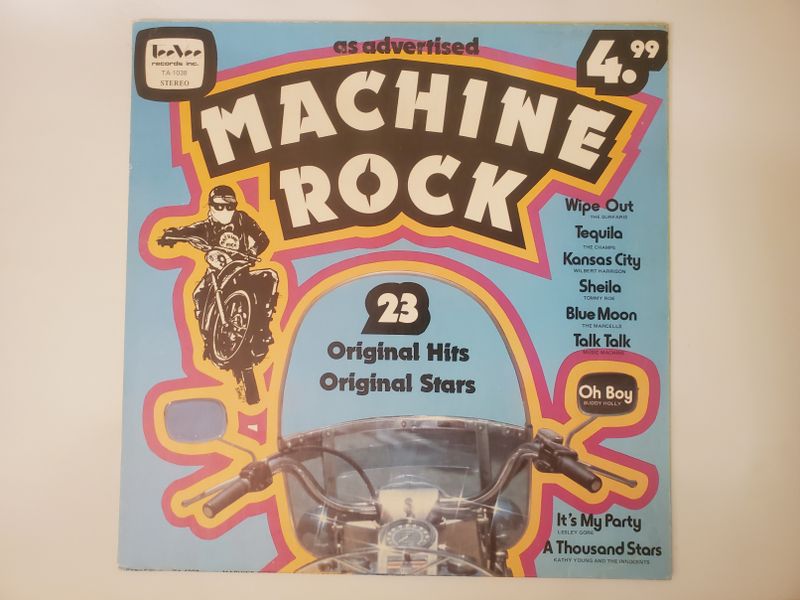 Various Artists Machine Rock: 23 Original Hits Original Stars vinyl record